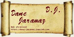 Dane Jaramaz vizit kartica